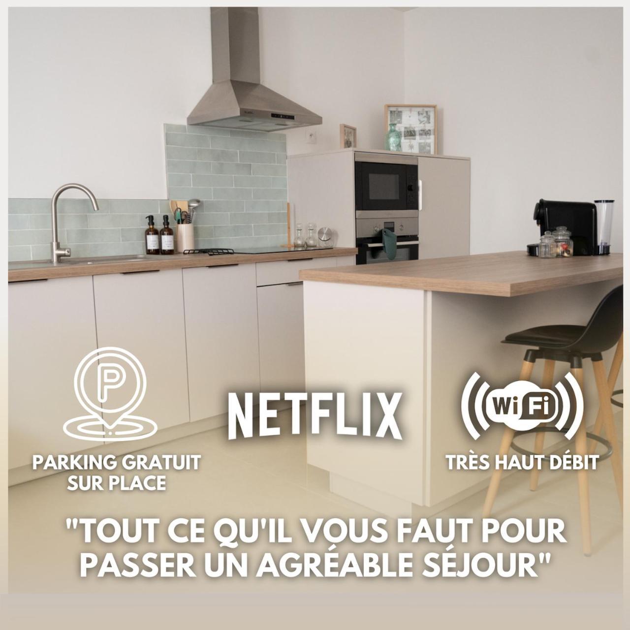 Lou Cabanot - Appartement Lumineux 3 Chambres - Parking Gratuit Beziers Exterior photo